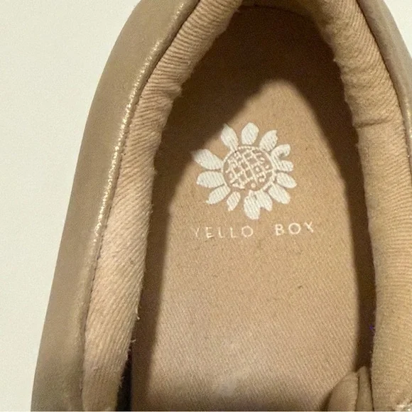 Yellow Box Espie Pearl Lace-Up Platform Sneakers – Champagne Gold – Size 7.5 - Picture 5 of 13